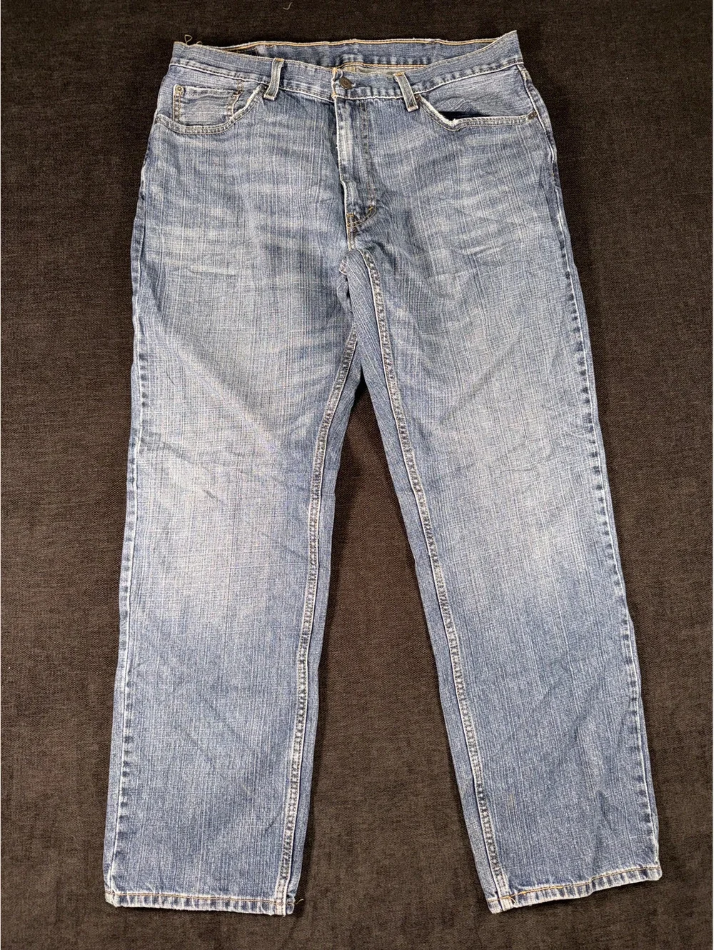 Levi's Light Blue Straight Leg Jeans 36x34